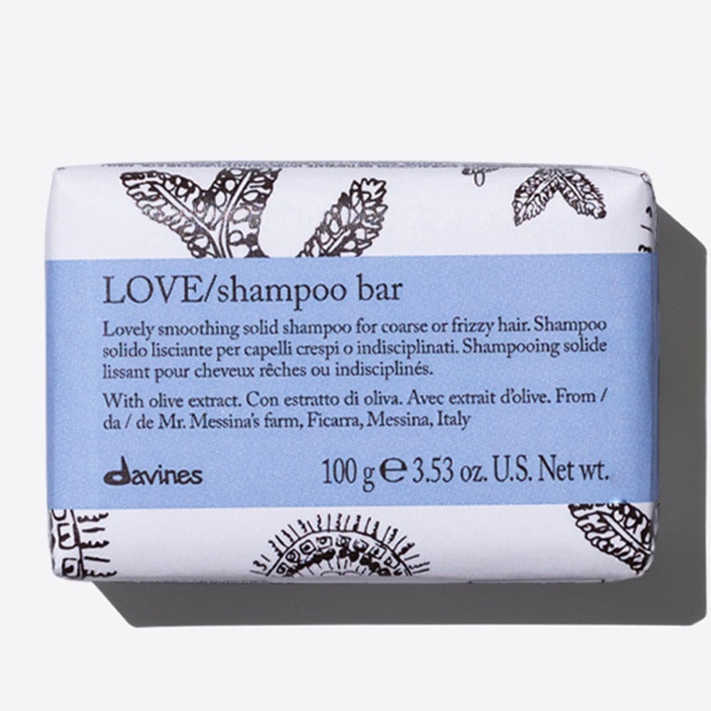 Davines Love Shampoo Bar with Bar Case